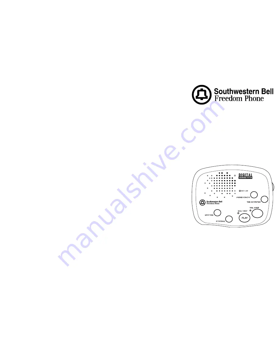 Southwestern Bell FA970 Owner'S Manual Download Page 1