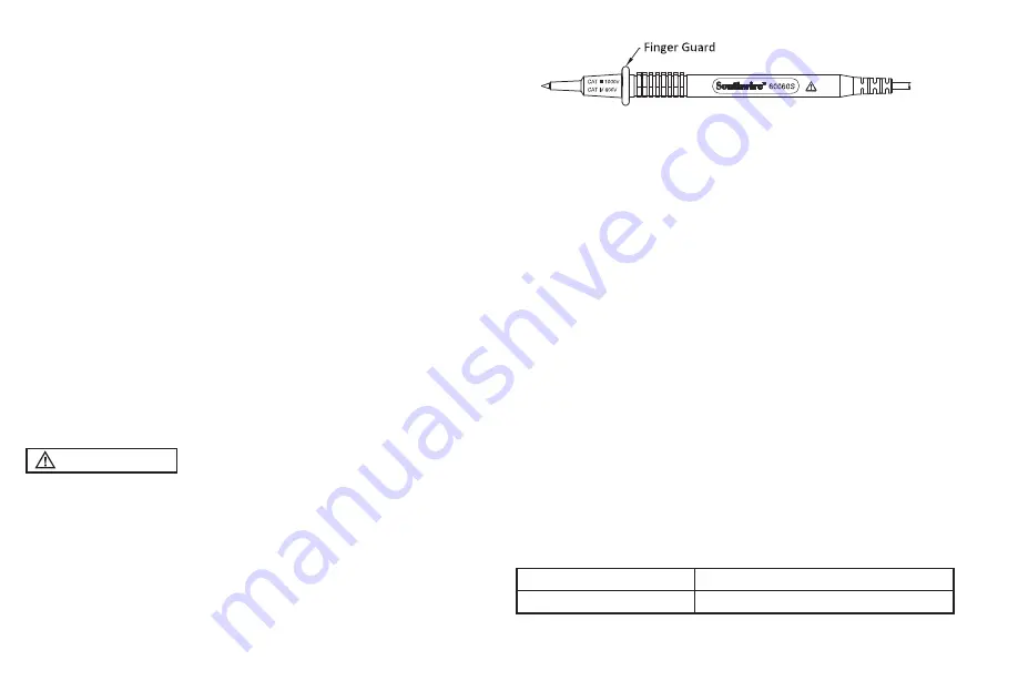 Southwire 41161N Operating Instructions Manual Download Page 2