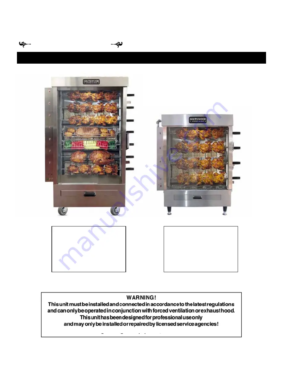 Southwood RG4 Owner'S Operation Manual Download Page 1