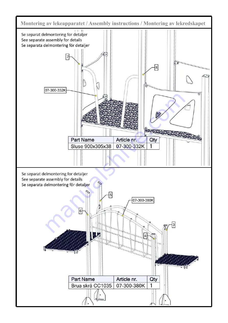 Sove 11-500-011 Assembly Instructions Manual Download Page 20