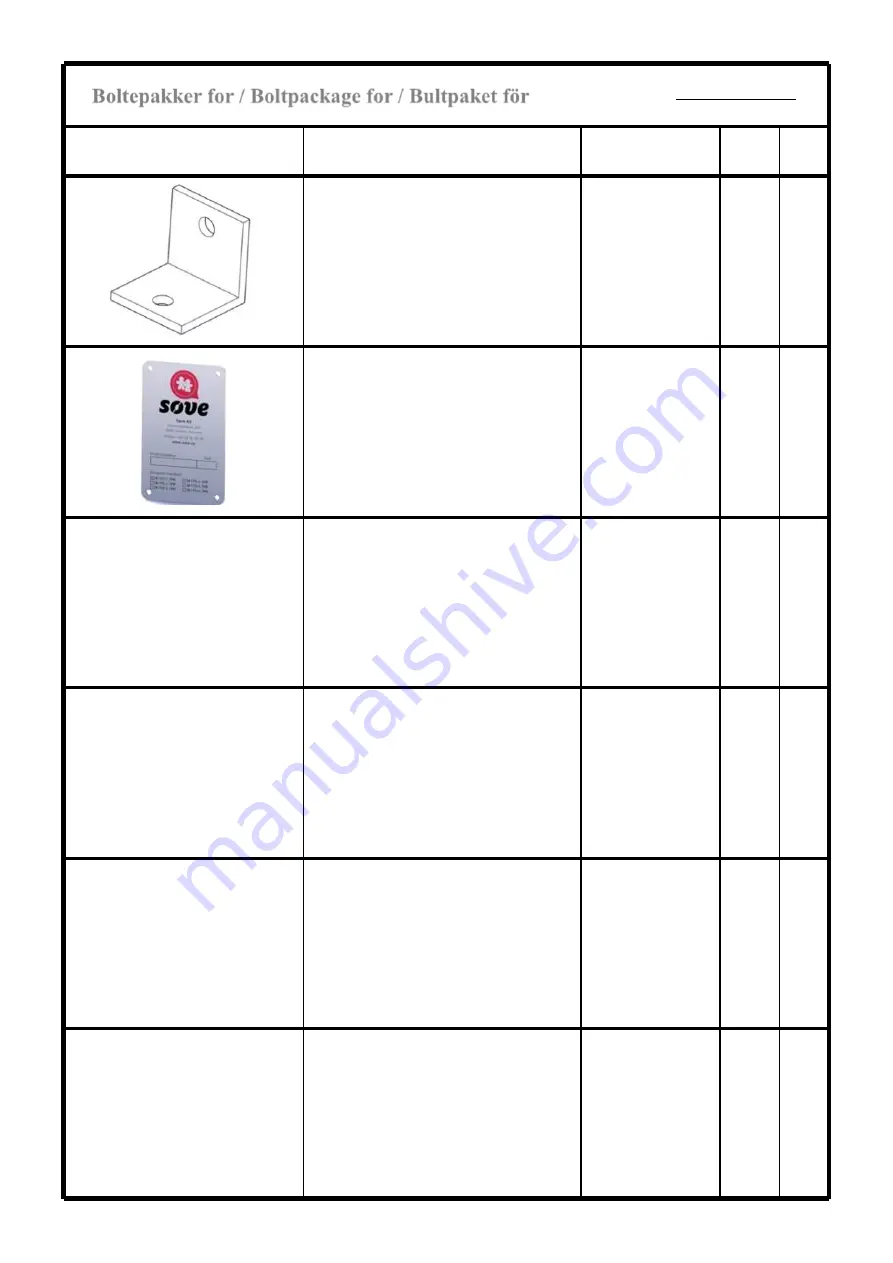 Sove 16-102-320 Assembly Instructions Manual Download Page 20