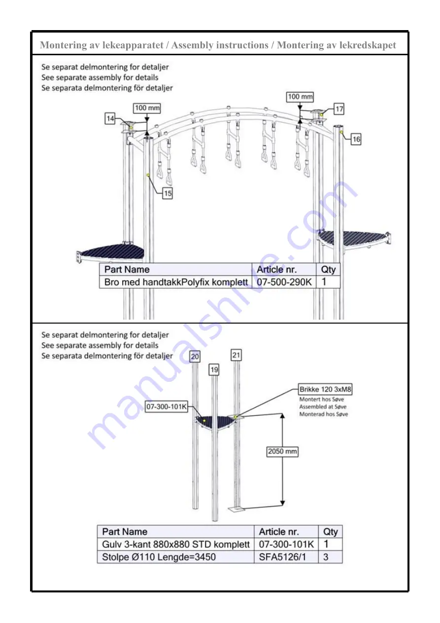 Sove 16-500-011 Assembly Instructions Manual Download Page 30