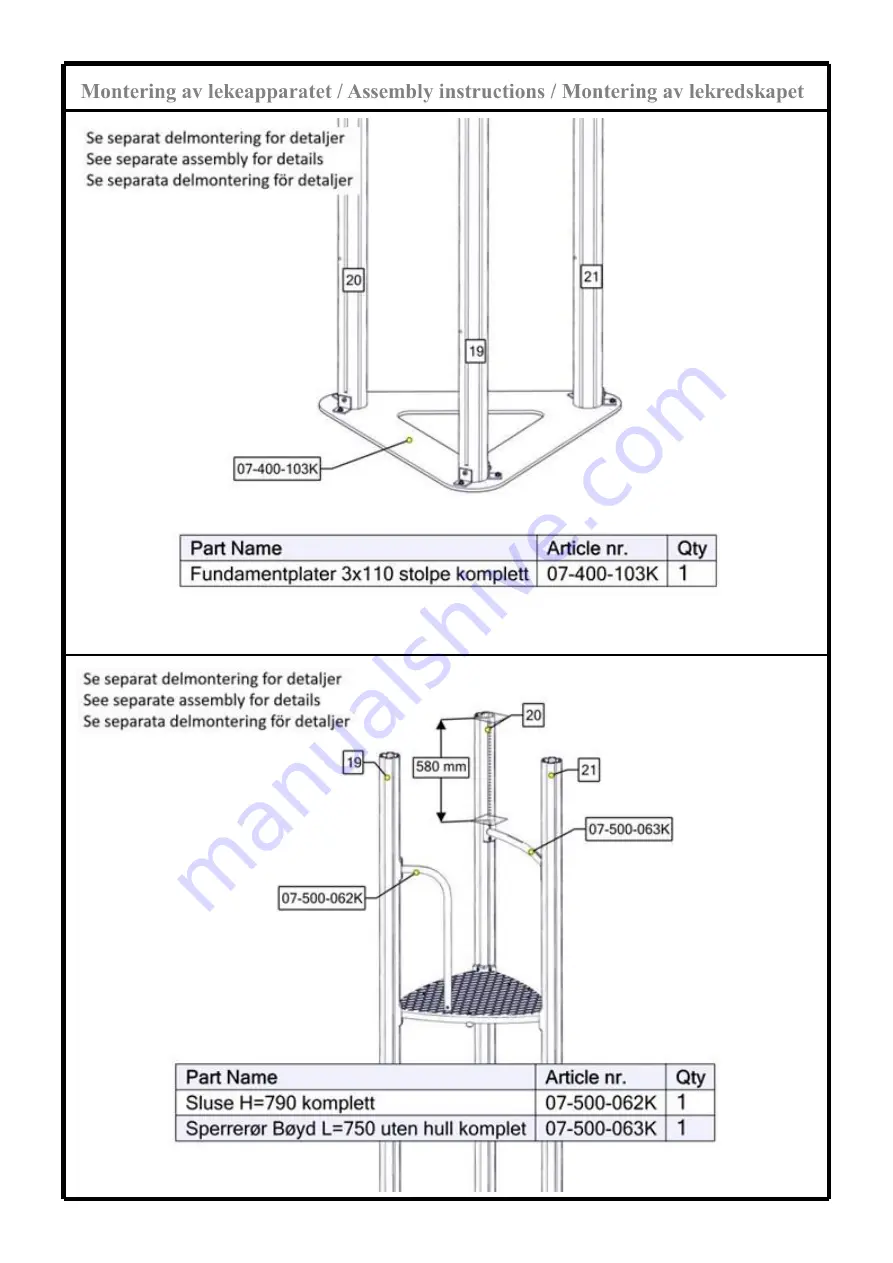 Sove 16-500-011 Assembly Instructions Manual Download Page 31