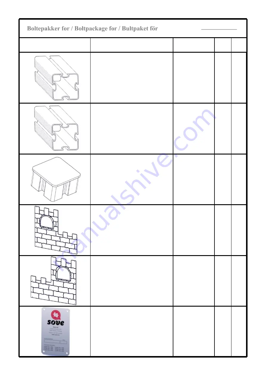 Sove 21-360-020 Assembly Instructions Manual Download Page 6