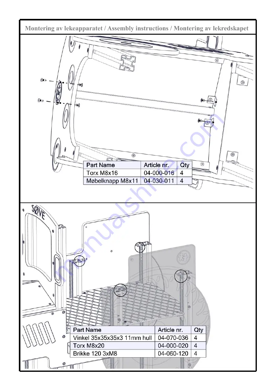 Sove 21-370-051 Assembly Instructions Manual Download Page 24