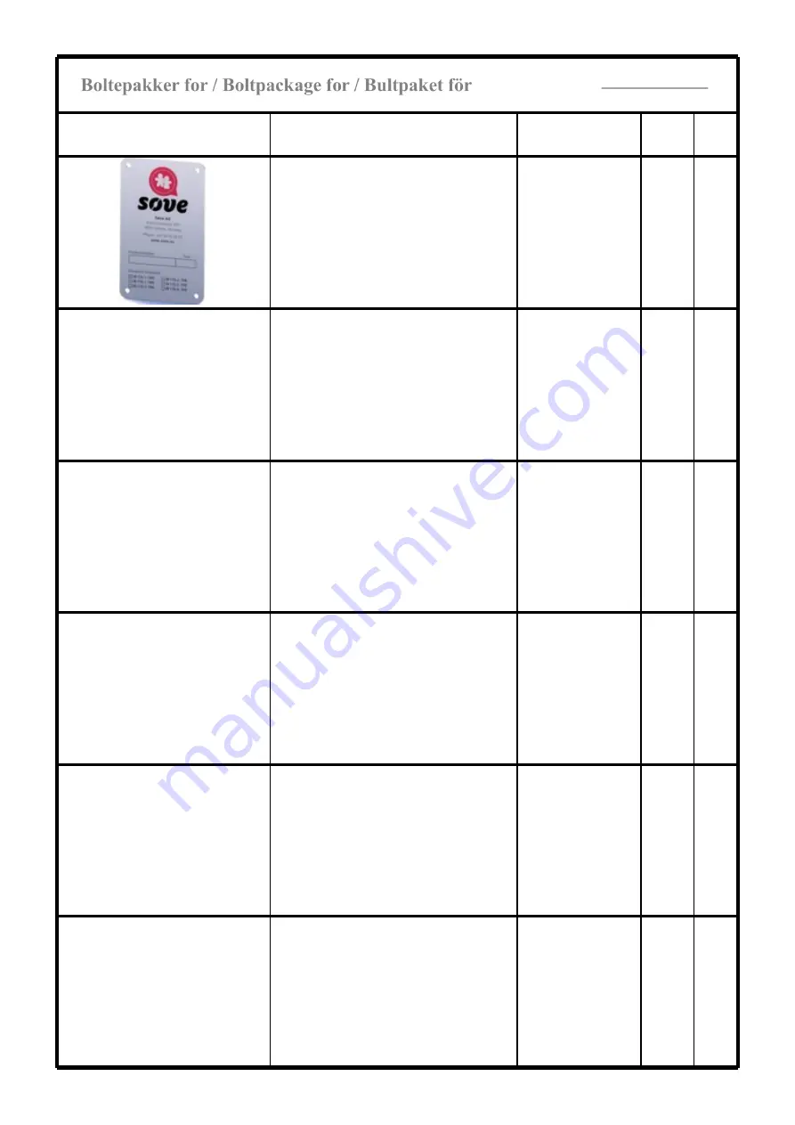 Sove 25-200-121 Assembly Instructions Manual Download Page 7