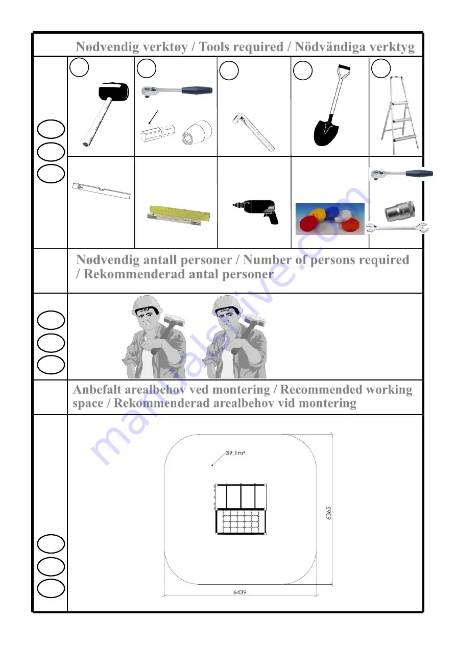 Sove 31-400-110 Assembly Instructions Manual Download Page 5