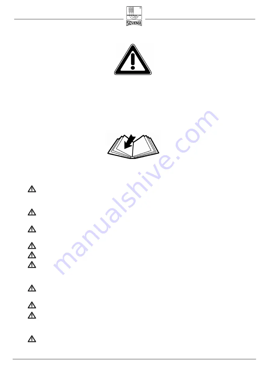 Sovema FC-2 180 Operation & Maintenance Manual Download Page 9