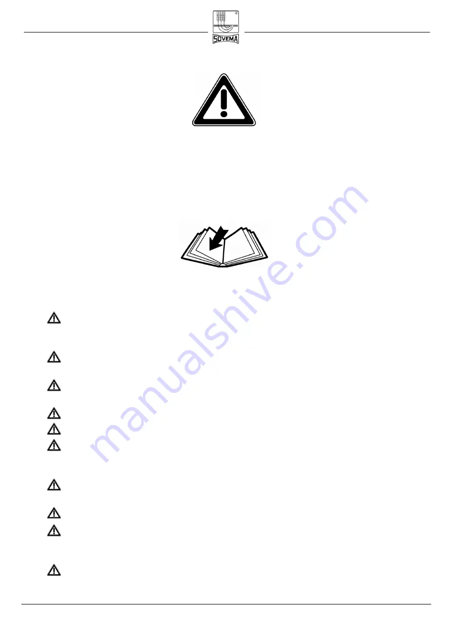 Sovema TDF-HD EXT 180 Instruction Manual Download Page 7