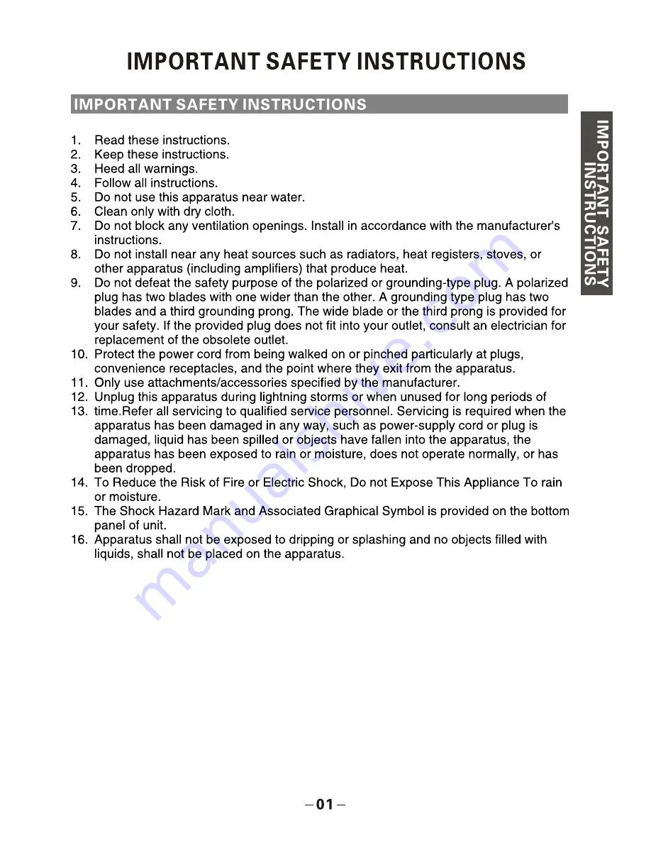 Sovos MTV085-A Operating Instructions Manual Download Page 6