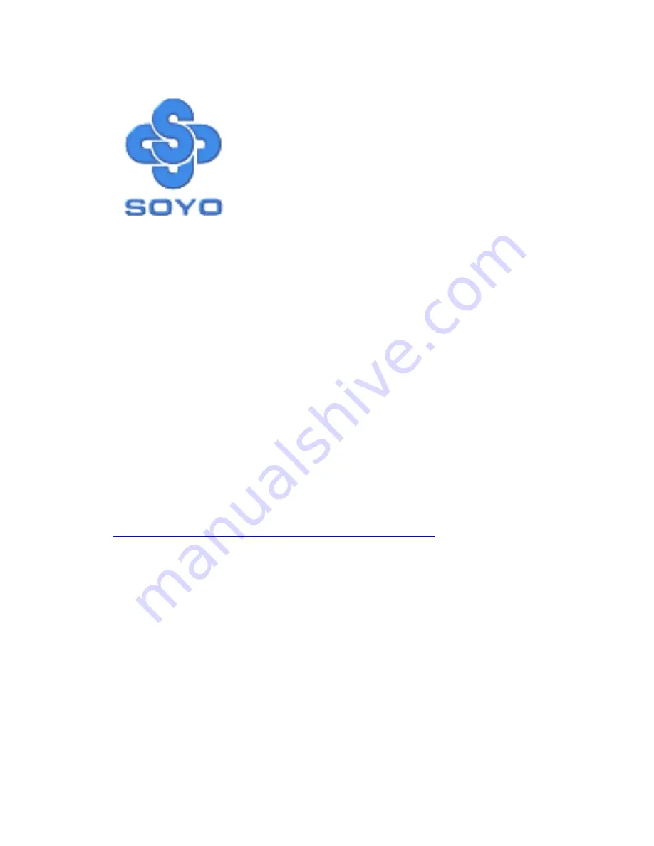 SOYO P4X400 Series User Manual Download Page 1