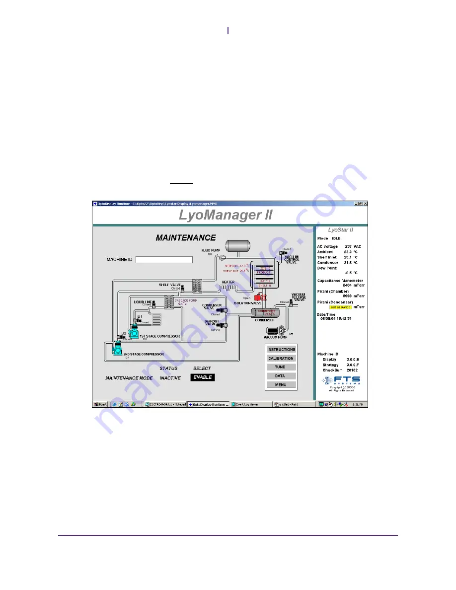 SP Scientific LYOSTAR II Operator'S Manual Download Page 60