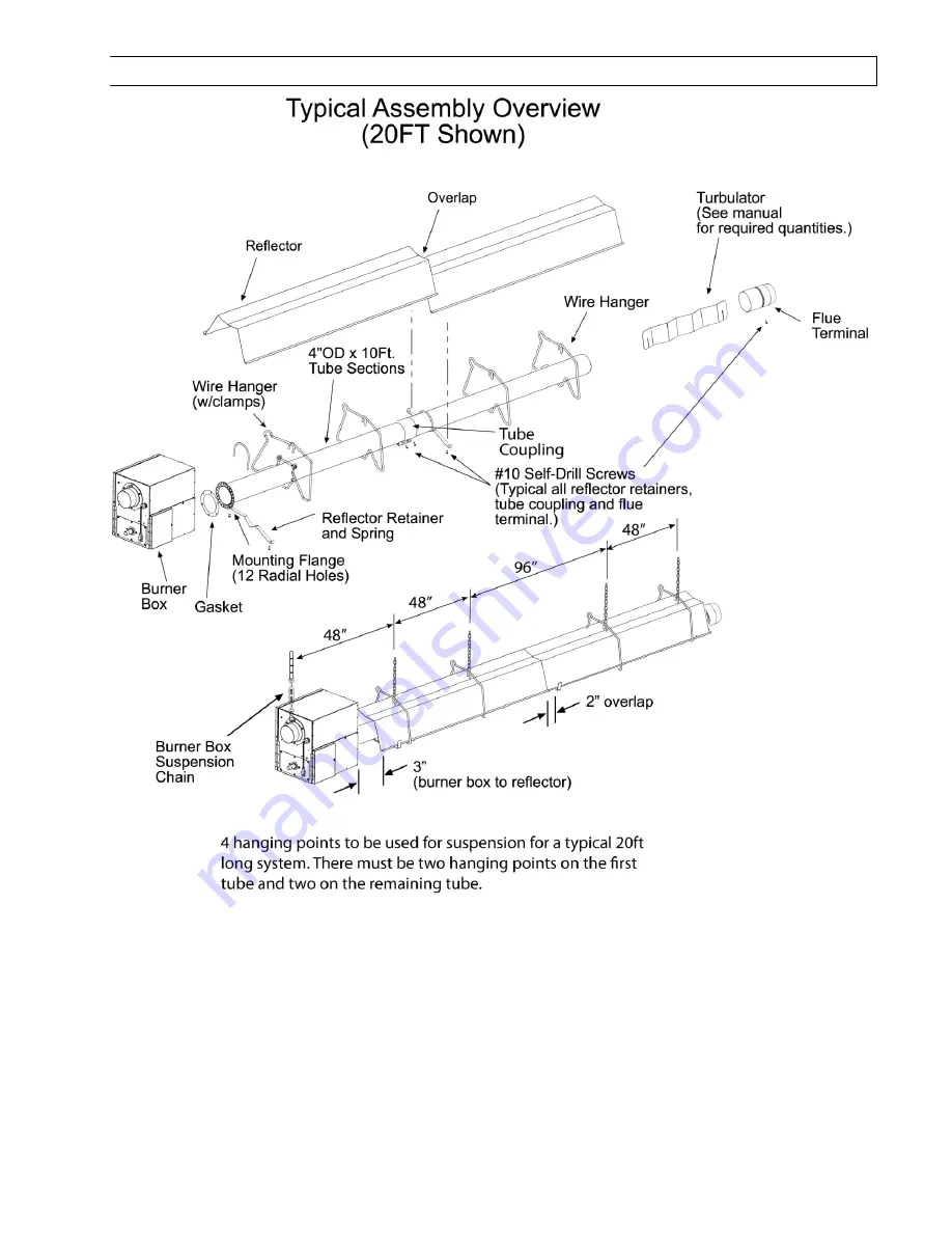 Space-Ray PCA-SS 100 Assembly, Installation And Operation Instructions Download Page 14