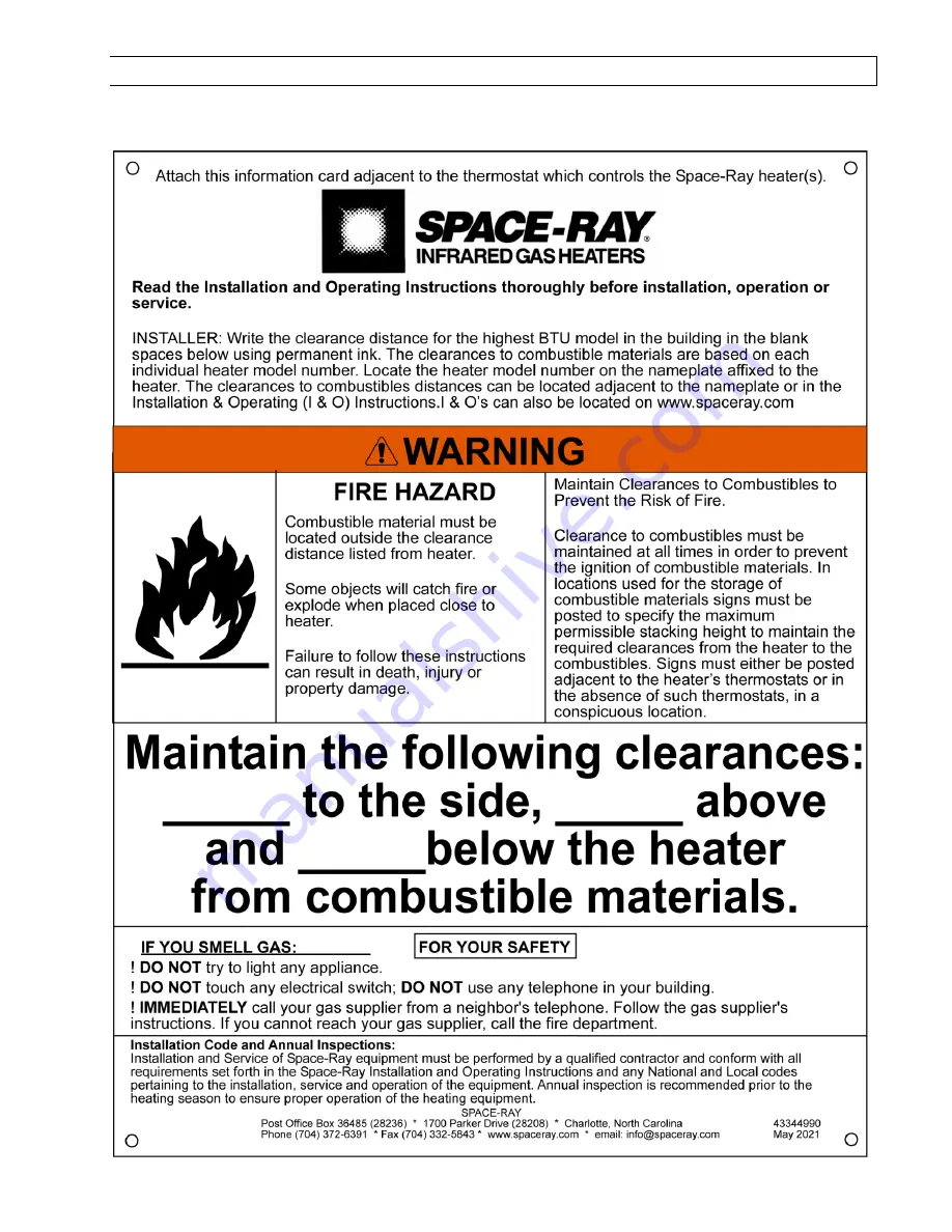 Space-Ray PCA-SS 100 Скачать руководство пользователя страница 61