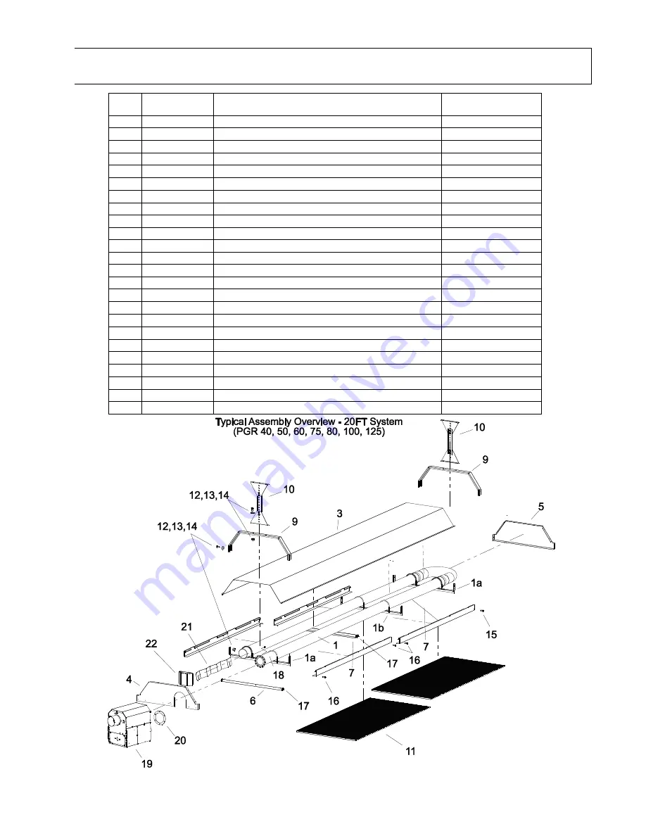 Space-Ray PGR 100-L5 Installation And Operation Instructions Manual Download Page 13