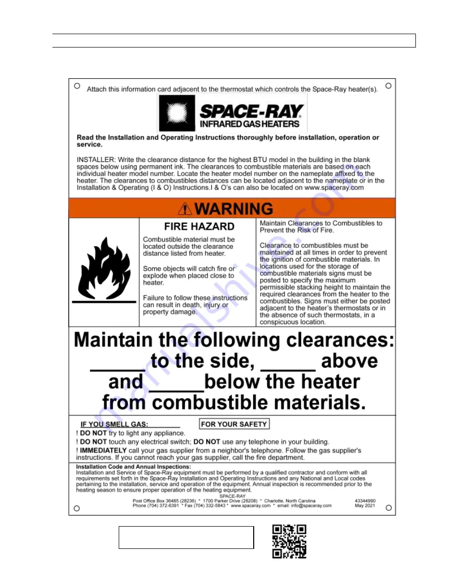 Space-Ray PGR 100-L5 Скачать руководство пользователя страница 62