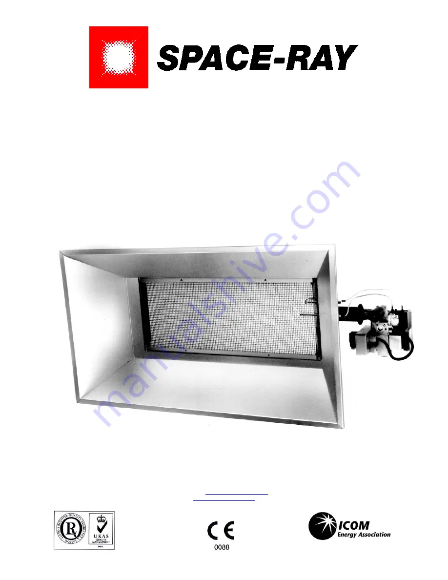 Space-Ray SRP 08 Installation, Servicing And Operating Instructions Download Page 1