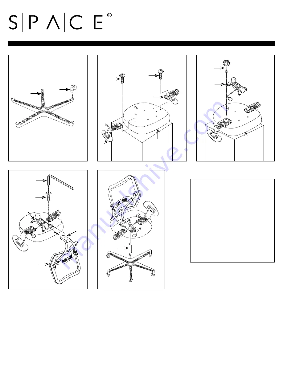 Space 13-V22N1WA Operating & Assembly Instruction Download Page 2