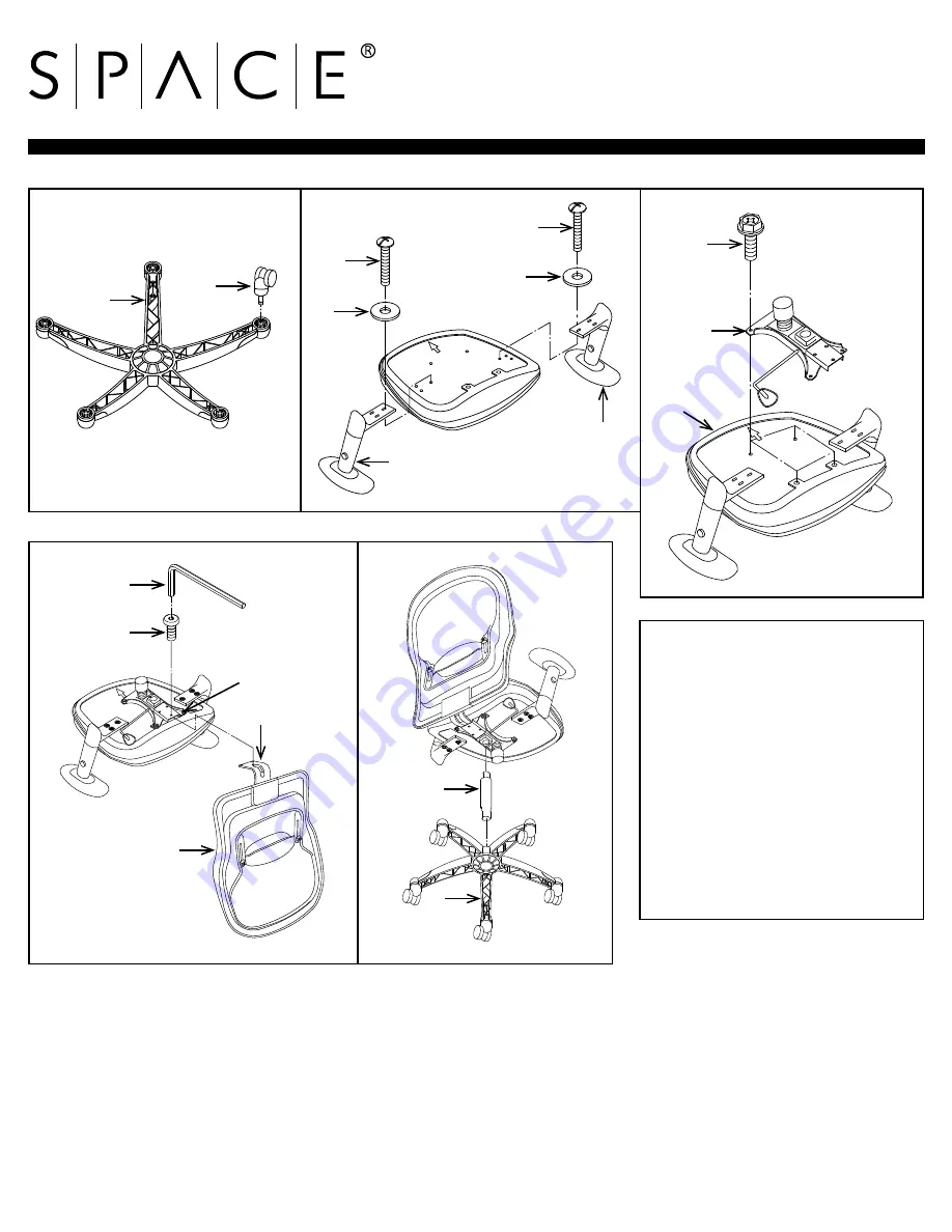 Space 2387C Operating Instructions Download Page 2