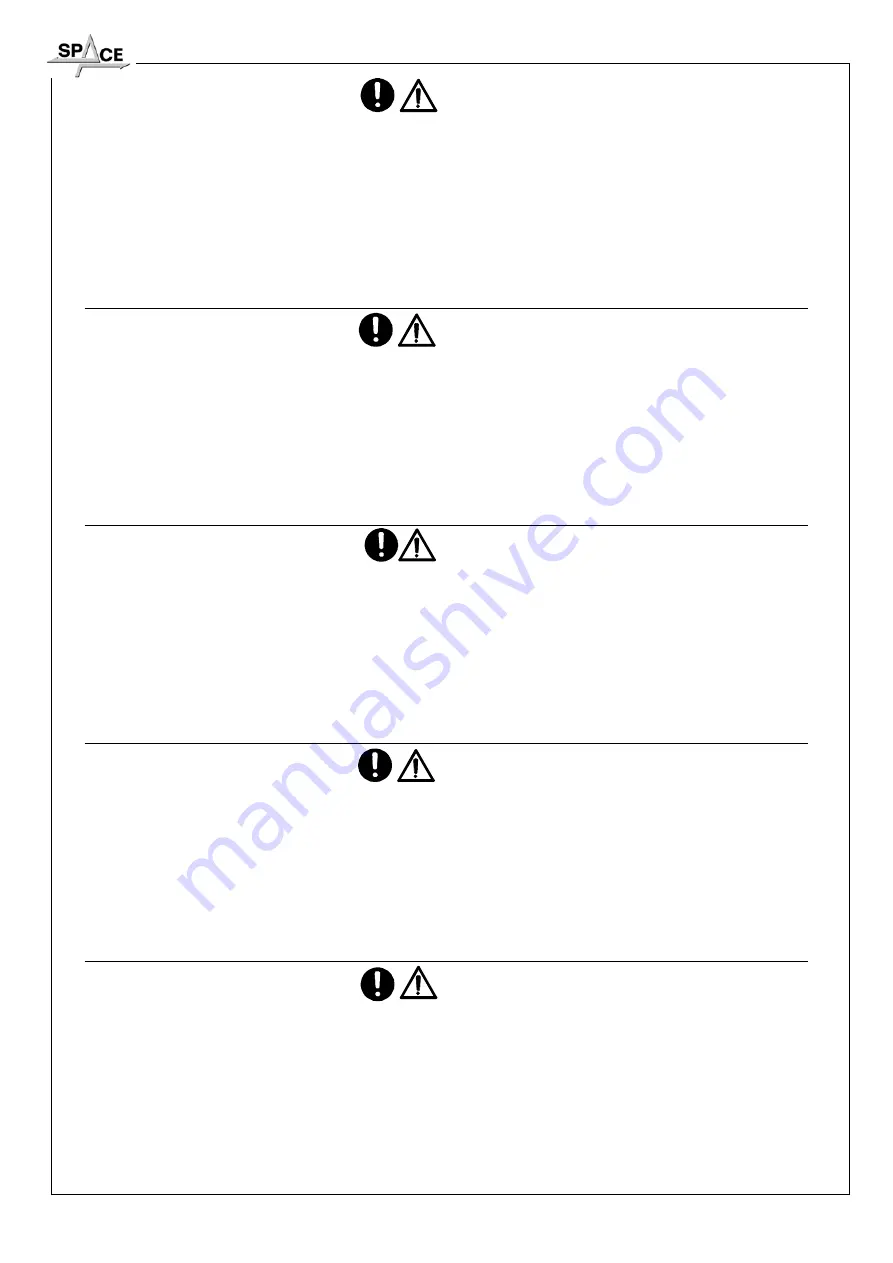 Space SQ352 Translation Of The Original Instructions Download Page 6