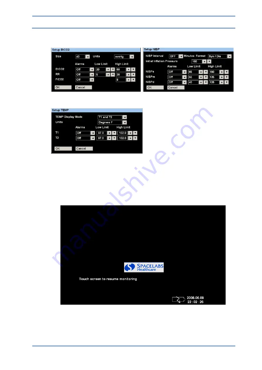 Spacelabs Healthcare 93300 Operation Manual Download Page 26