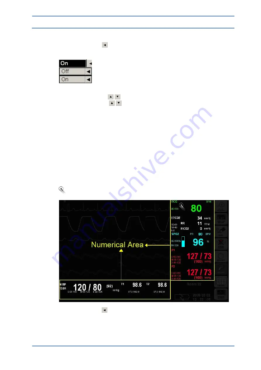 Spacelabs Healthcare 93300 Operation Manual Download Page 55