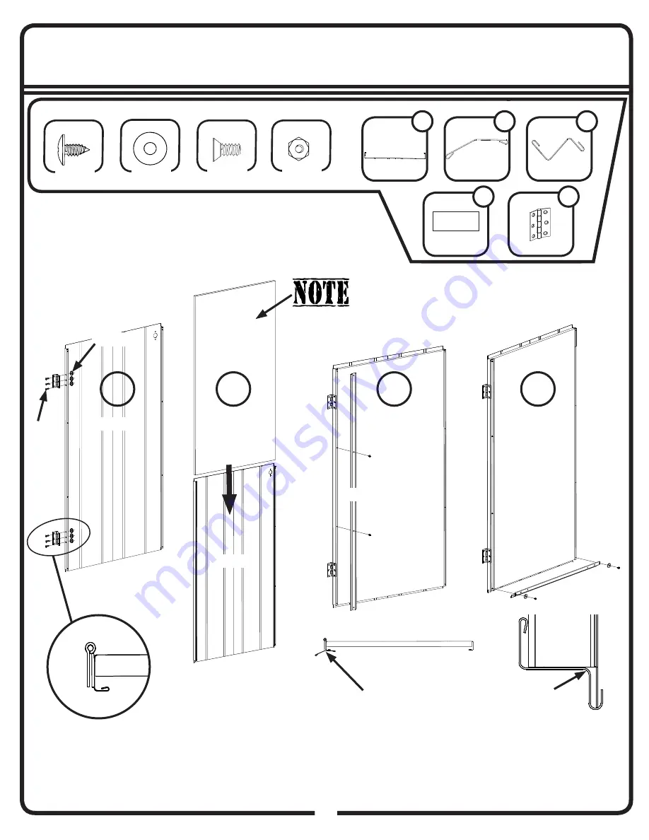 SPACEMAKER VERSA-SHED EVRS63 Owner'S Manual & Assembly Manual Download Page 21