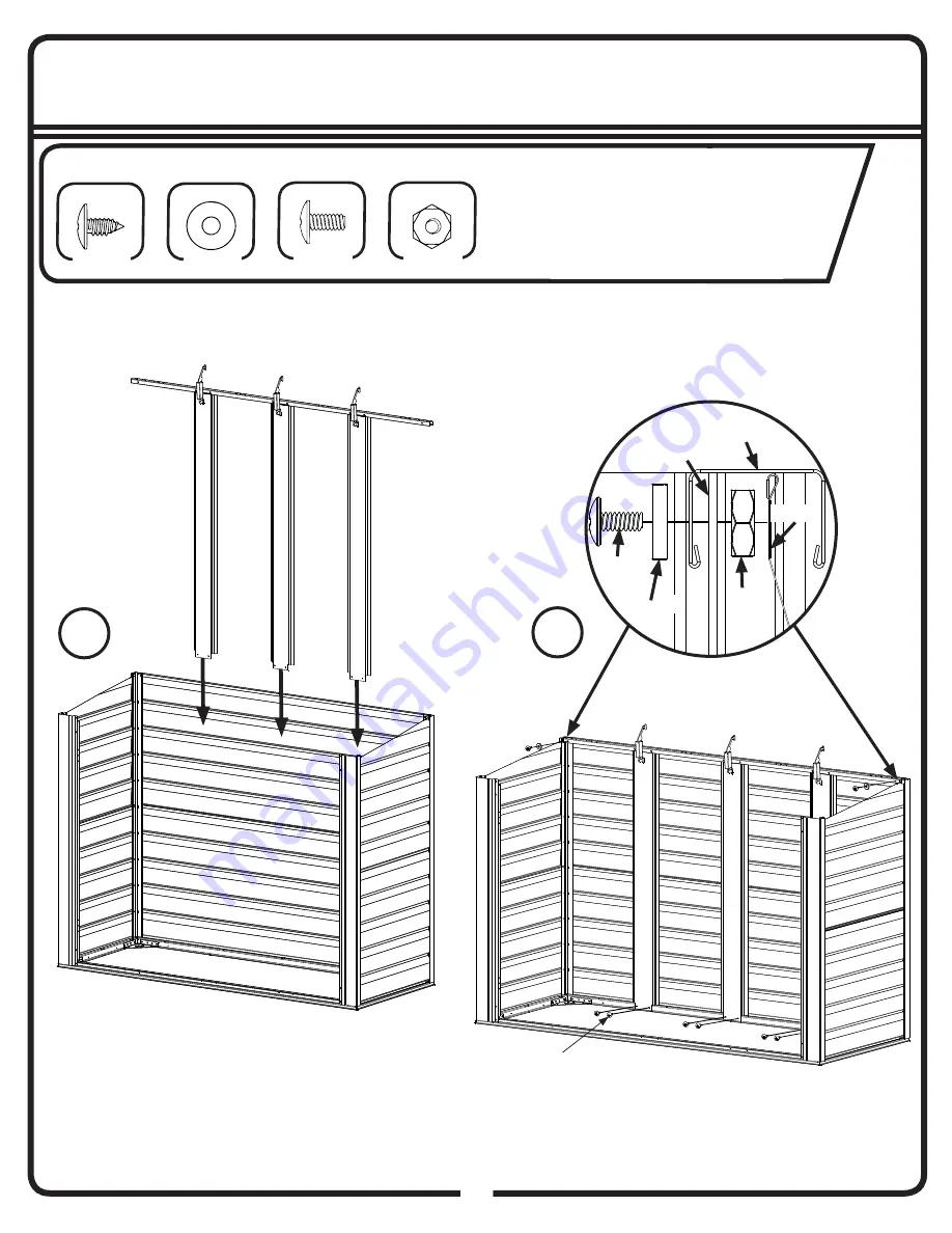 SPACEMAKER VERSA-SHED EVRS63 Owner'S Manual & Assembly Manual Download Page 27