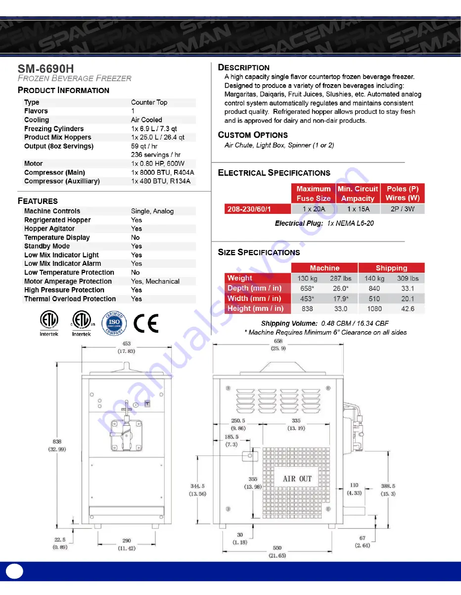 Spaceman SM-6690H Скачать руководство пользователя страница 20