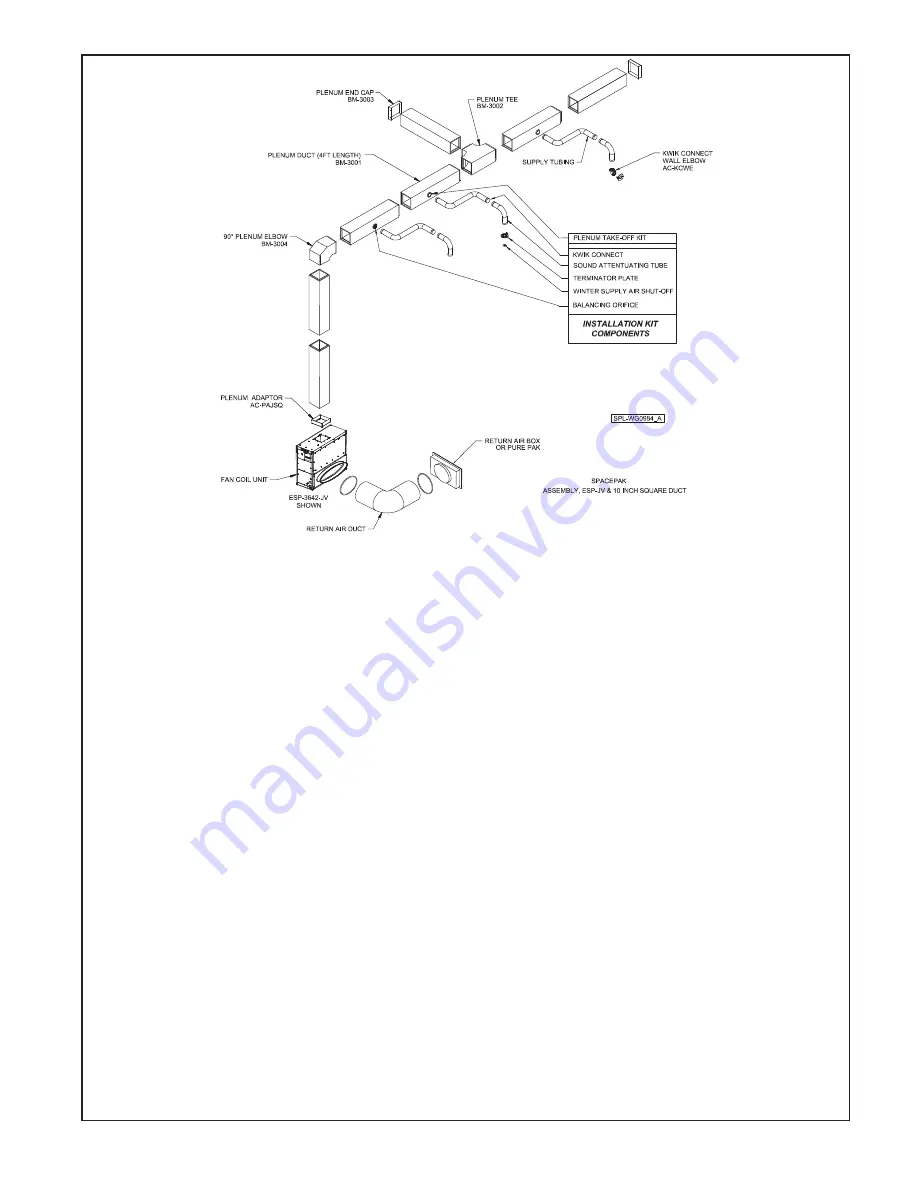 SpacePak WCSP-2430JV Installation, Operation & Maintenance Manual Download Page 3