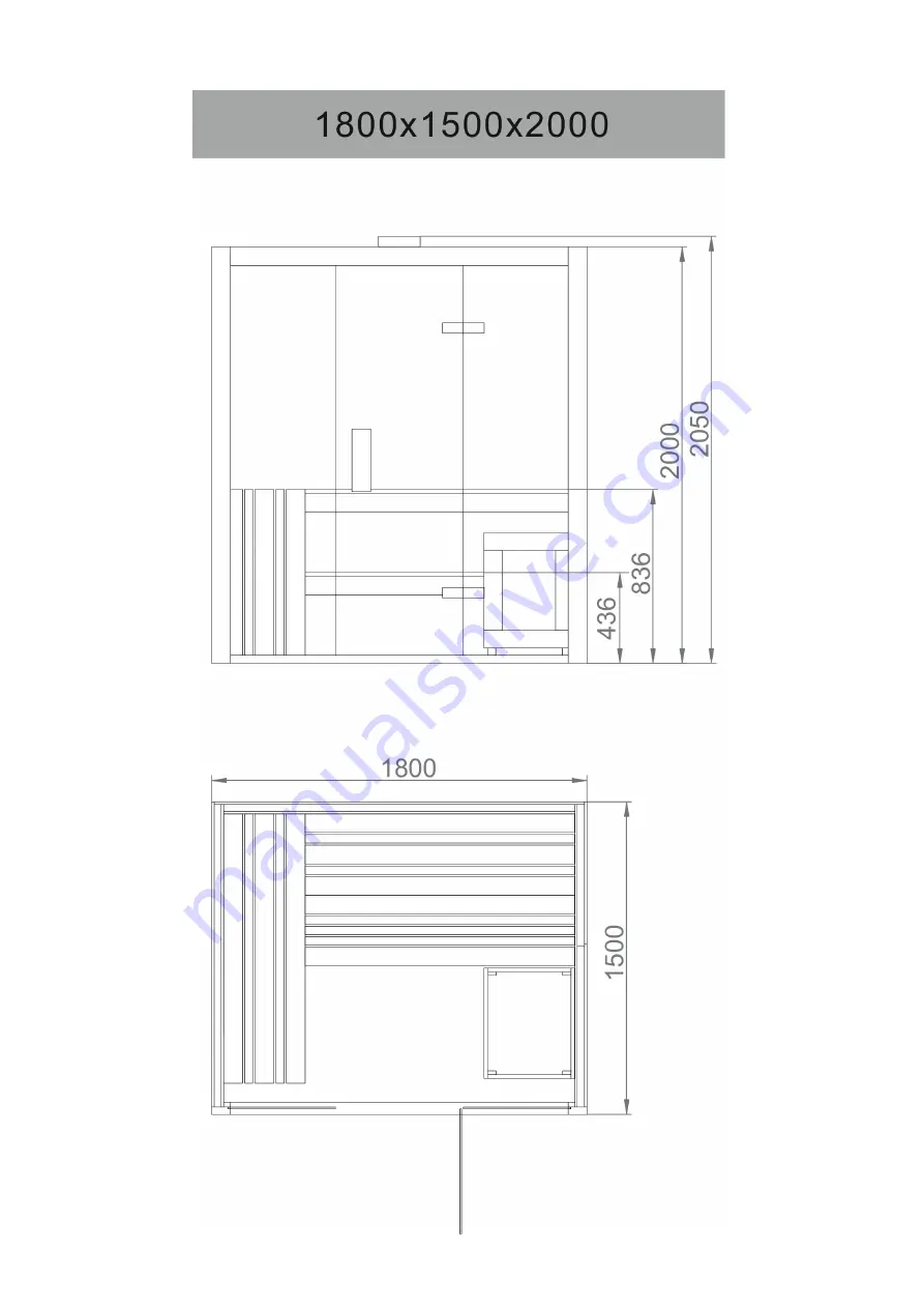 spalina SAUNA BLACK PEARL 180 Installation Instruction Download Page 6