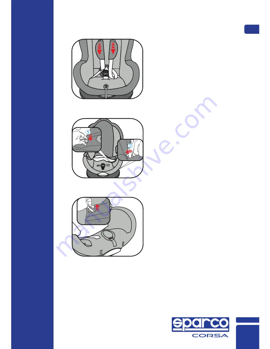 Sparco Corsa Sparco F500i Isofix Instruction Manual Download Page 13