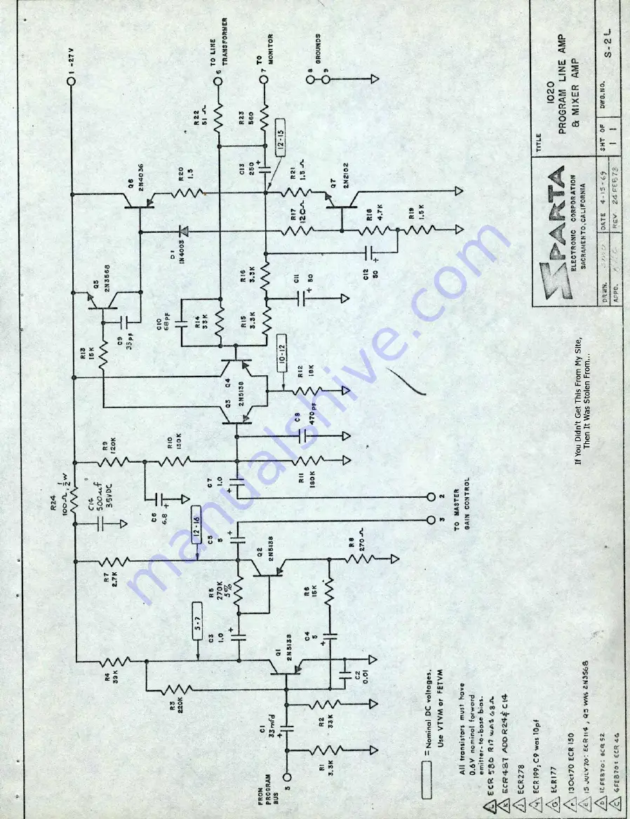 Sparta ASC 305 B Technical Manual Download Page 57