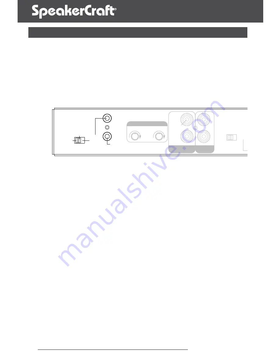 SpeakerCraft SC2-100 Installation Manual Download Page 8