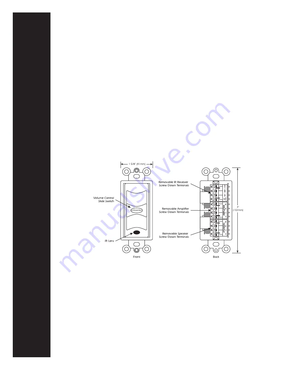 SpeakerCraft VSL60-IR Owner'S Manual Download Page 1