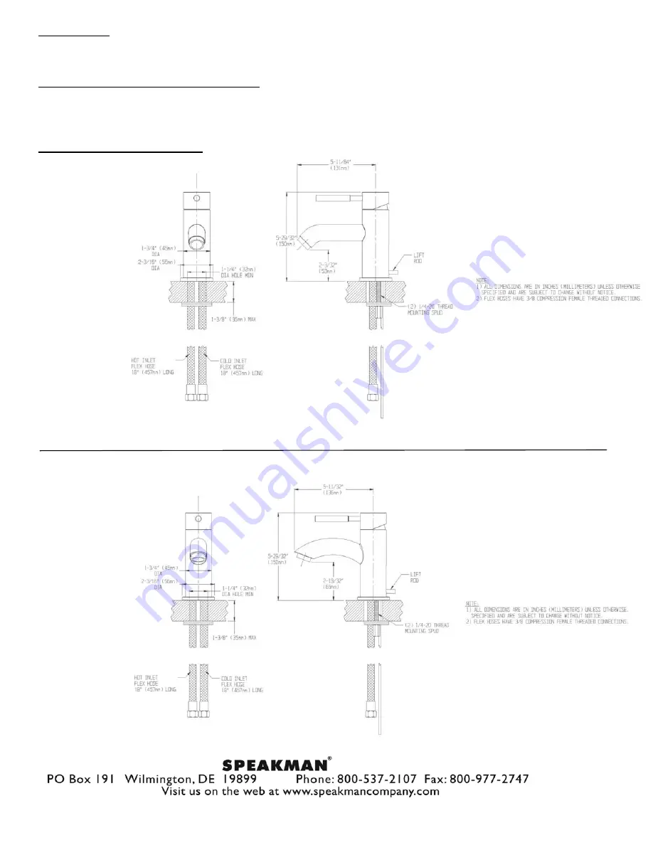 Speakman SB-1002 Скачать руководство пользователя страница 2