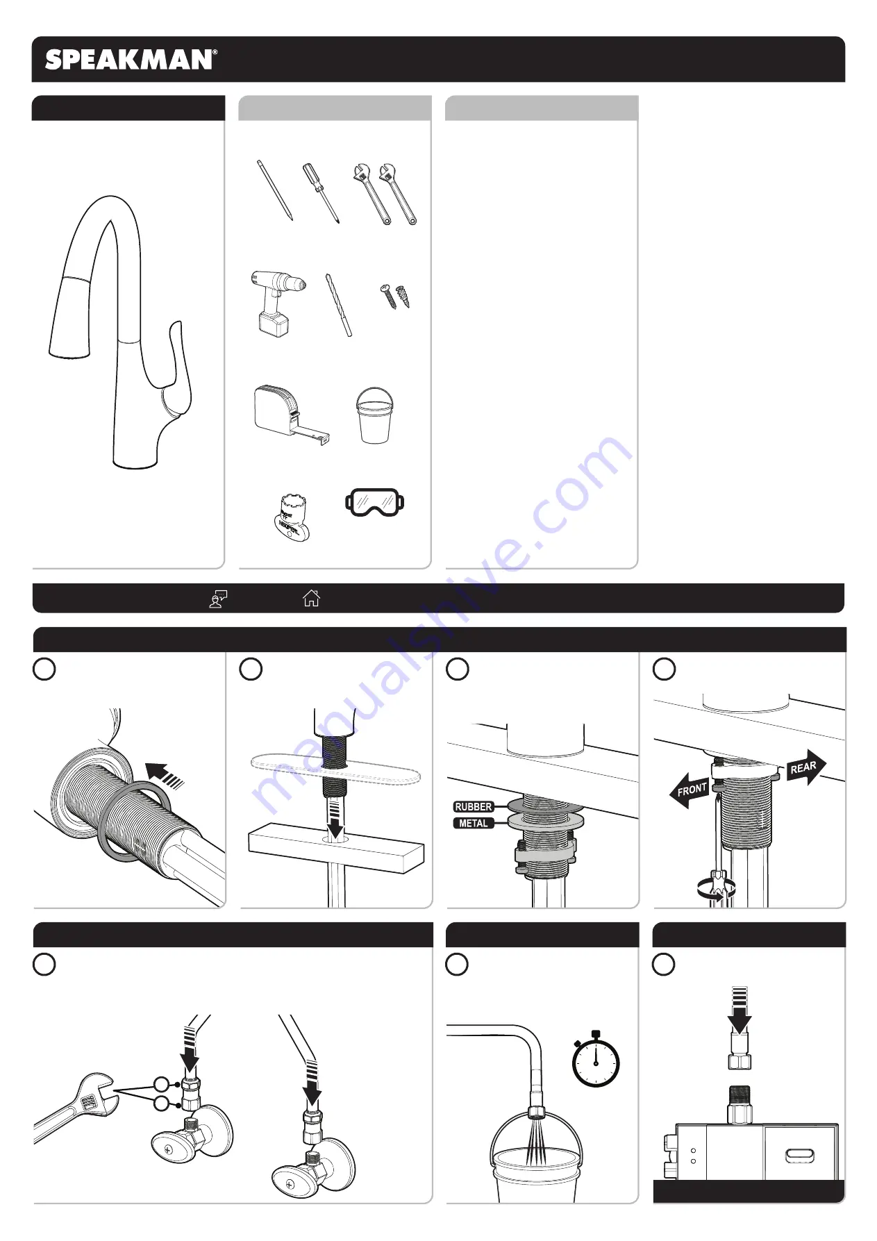 Speakman SBS-2142 Installation Instructions Download Page 1