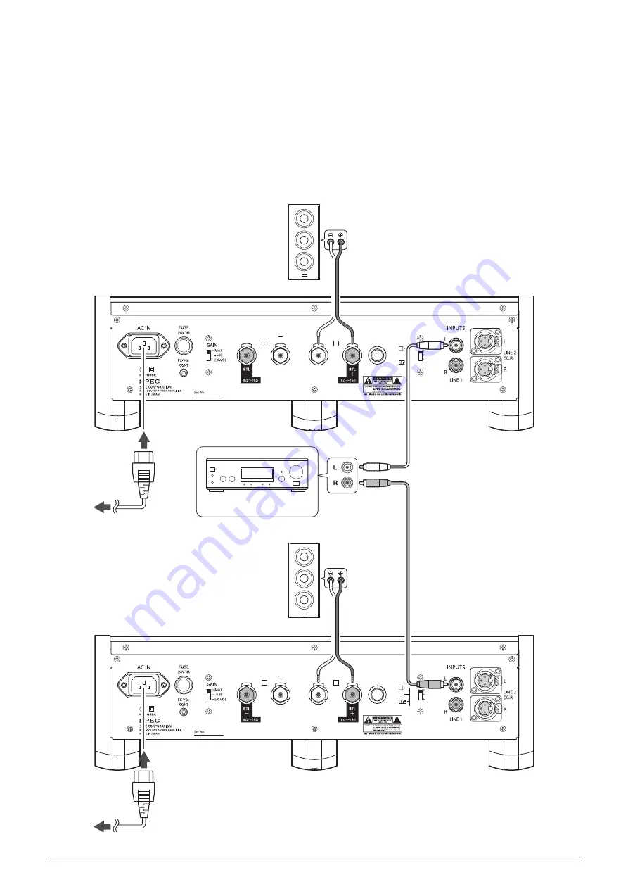 SPEC DESIGNER AUDIO RPA-W3EX Operation Manual Download Page 5