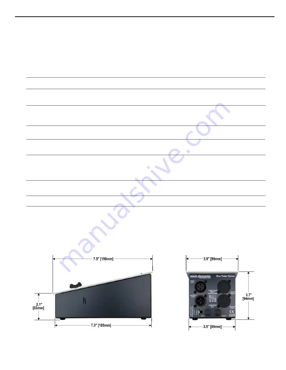 Speck Fader 1 Reference Manual Download Page 16