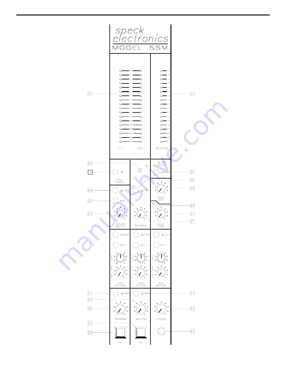 Speck SSM-24 Operation Manual Download Page 33