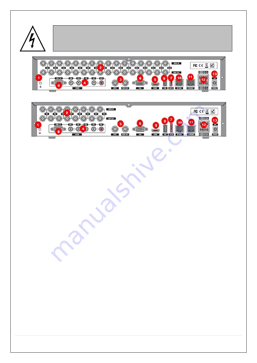 Speco D16HS User Manual Download Page 22