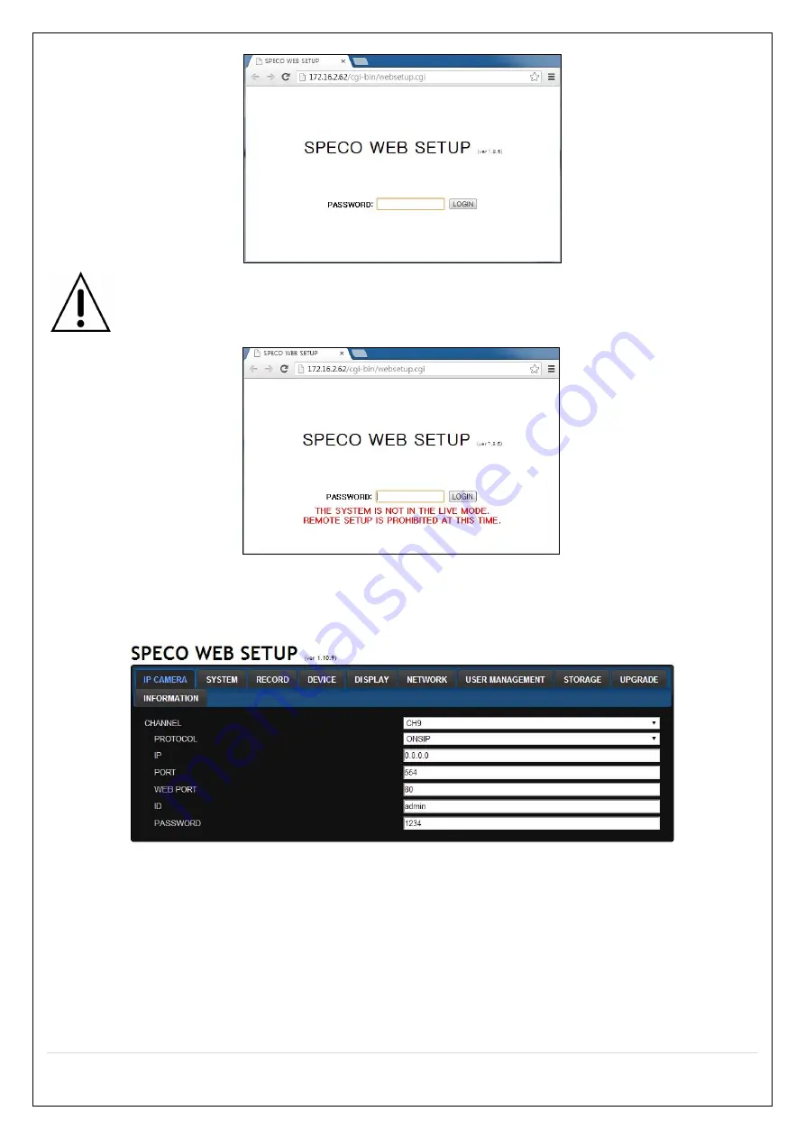 Speco D16HS User Manual Download Page 78