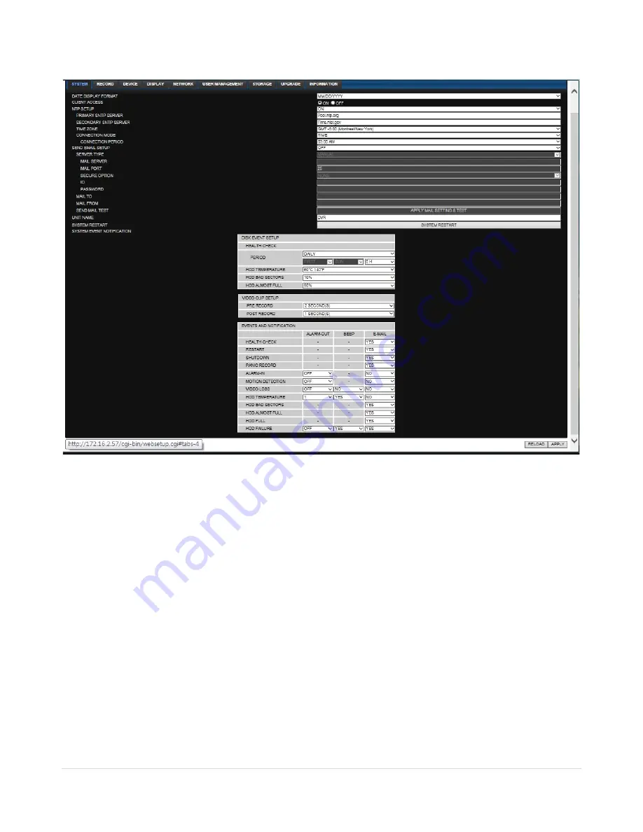 Speco D16VN User Manual Download Page 75