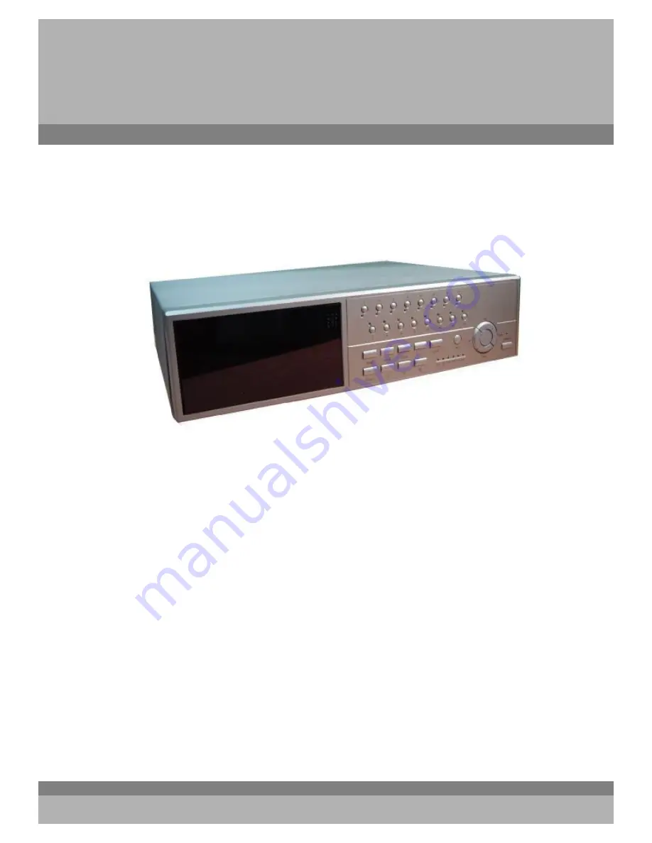 Speco DVR-16 User Manual Download Page 1