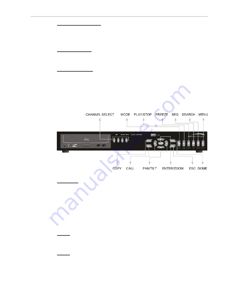 Speco DVR-4TL Series User Manual Download Page 13