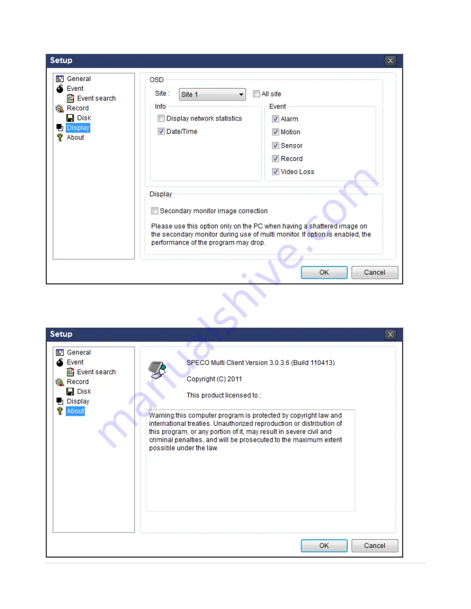 Speco DVR82HD User Manual Download Page 69