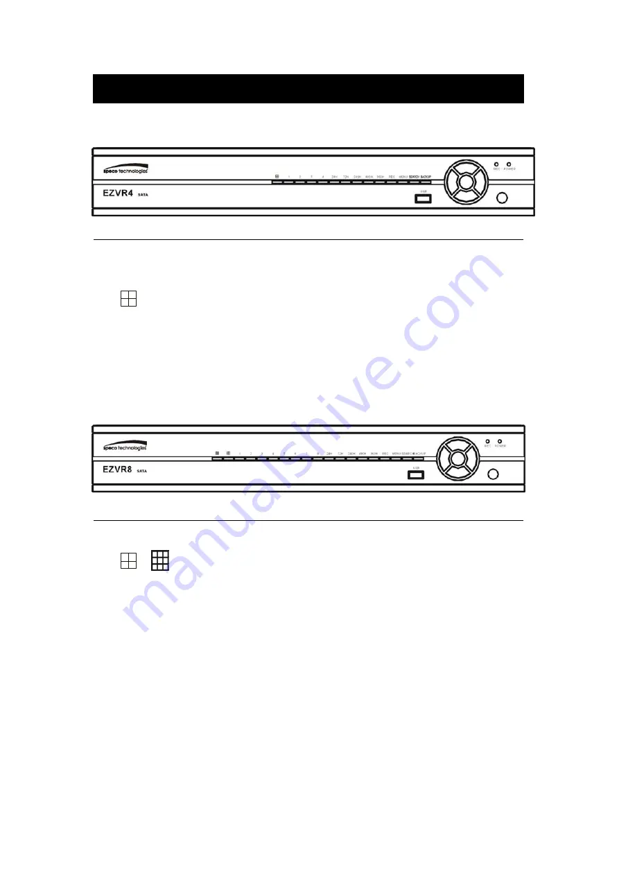 Speco EZVR4 User Manual Download Page 7