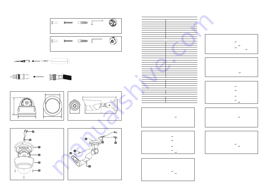 Speco HTD8TG Instruction Manual Download Page 2