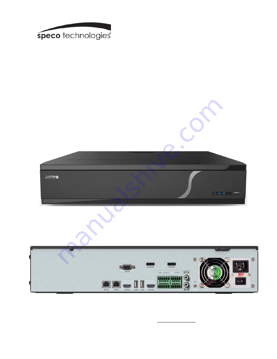 Speco N32NRE User Manual Download Page 1