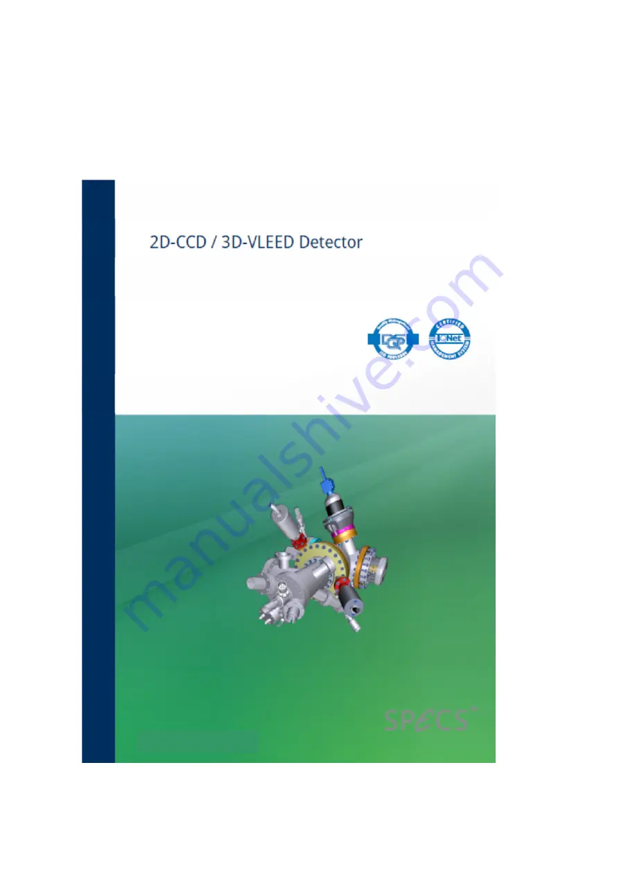 SPECS 2D-CCD Скачать руководство пользователя страница 1